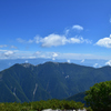 晴れ渡る鳳凰三山