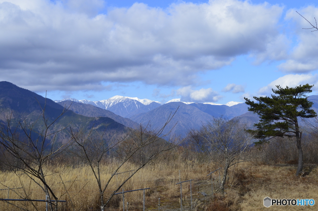 冬の赤石山脈