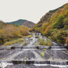 堰堤と紅葉