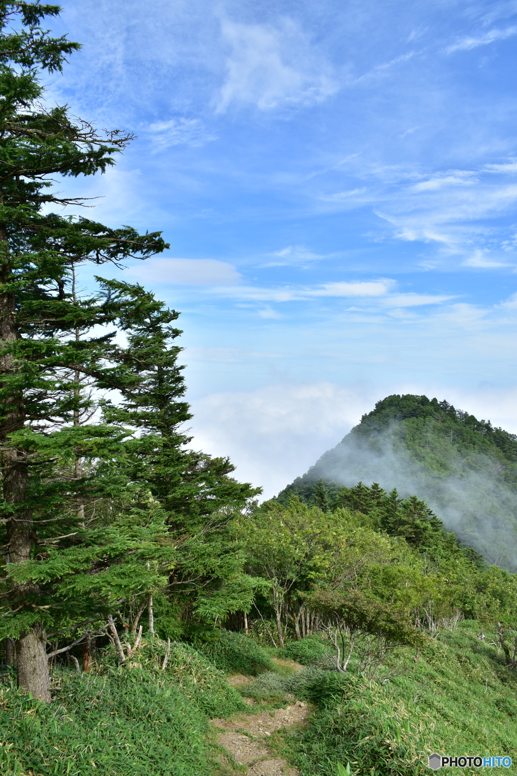 つづら折りの山道を越えて