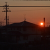 今朝の日の出