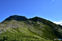 北岳の肩を歩く