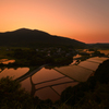 田染荘夕景