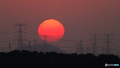夕日