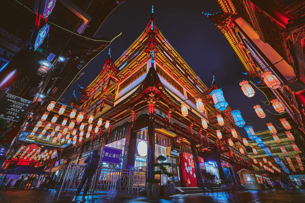 夜の豫園