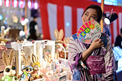 浴衣で夏祭り