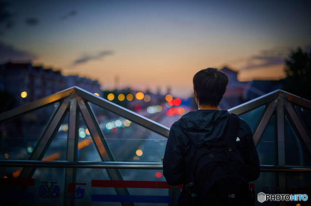 夕暮れ
