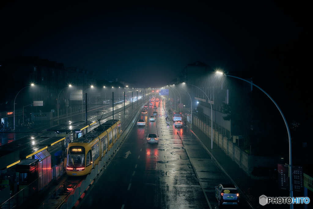 雨の夜