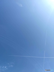 青空を交差