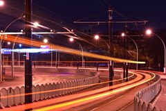 路面電車のレーザビーム