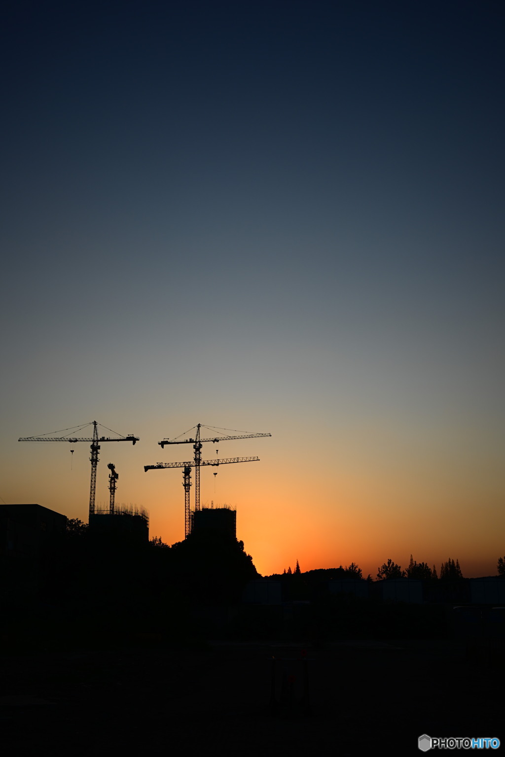 夕暮れ