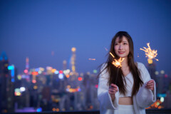 花火遊び