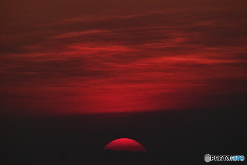 沈む夕日
