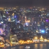 高層から外灘の眺め