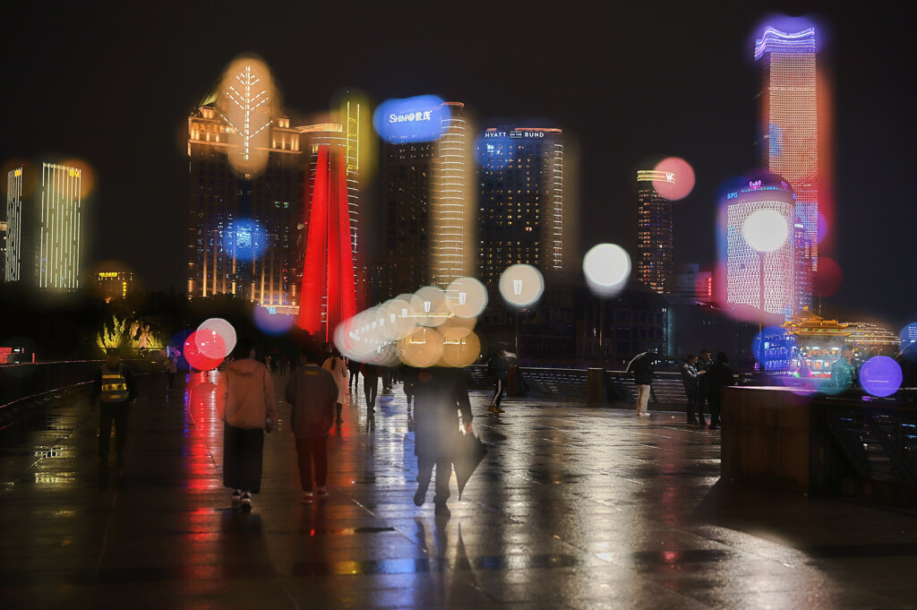 雨の外灘