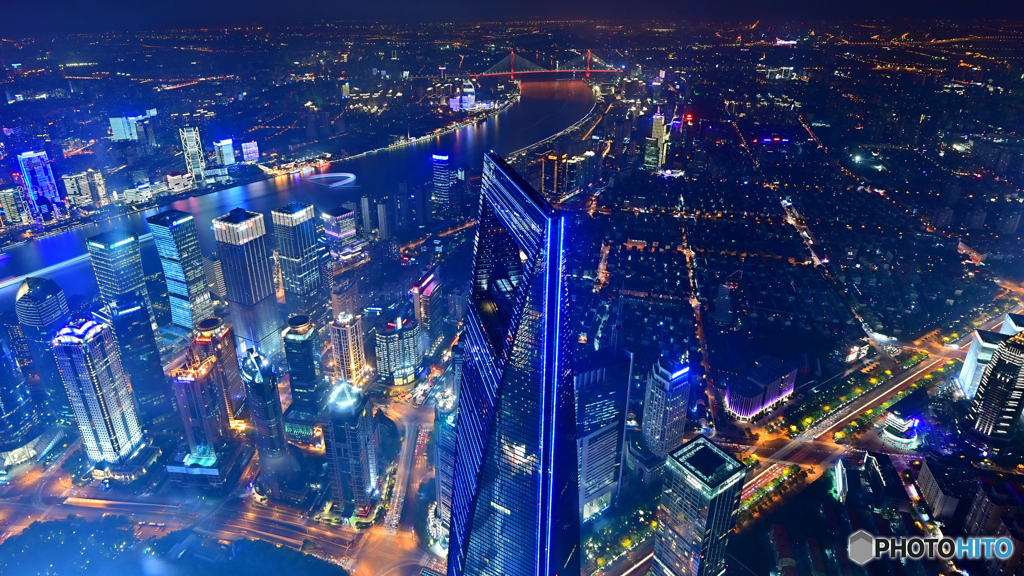 上海中心からの夜景