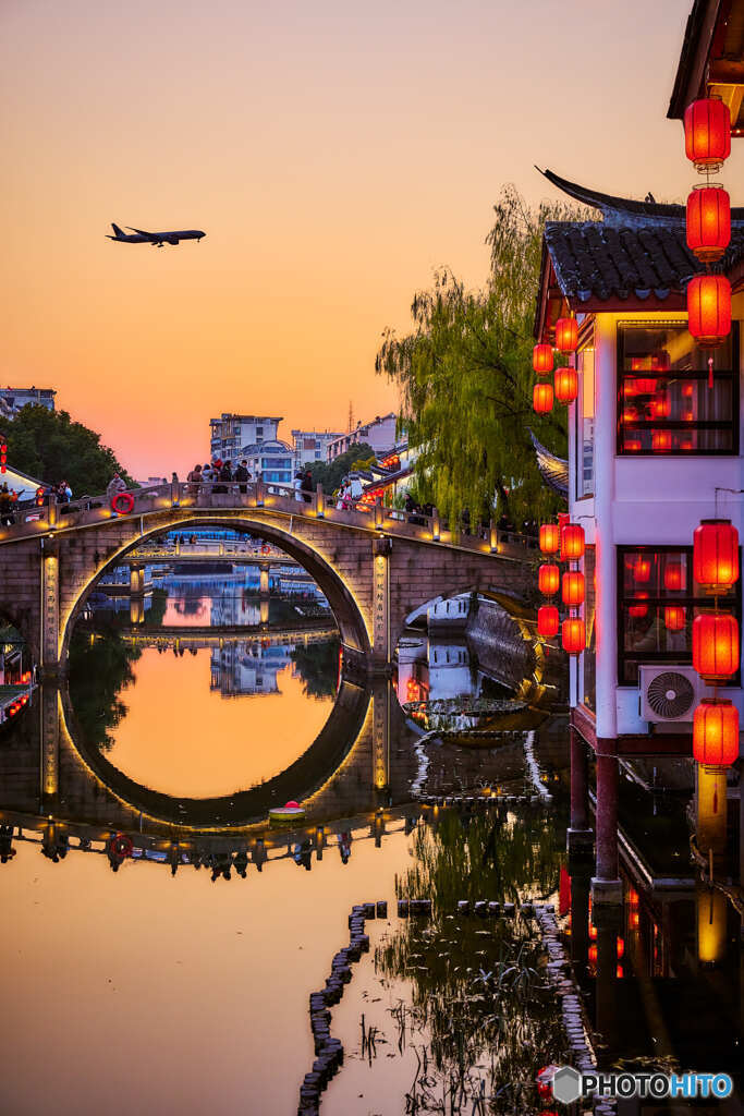夕暮れ