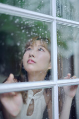 雨上がりの空を眺めて