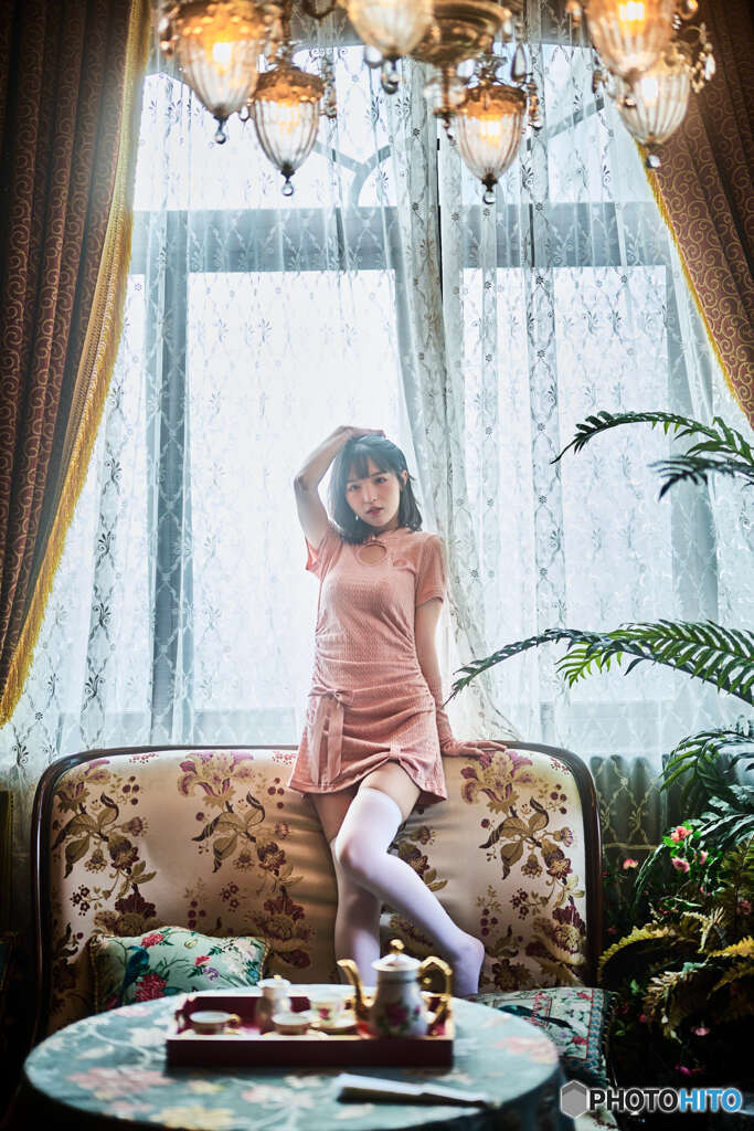 ガラス越しの光