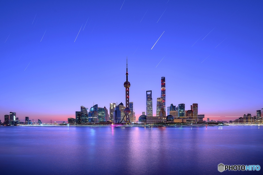 夜明けの上海
