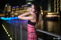 夜景ポートレート