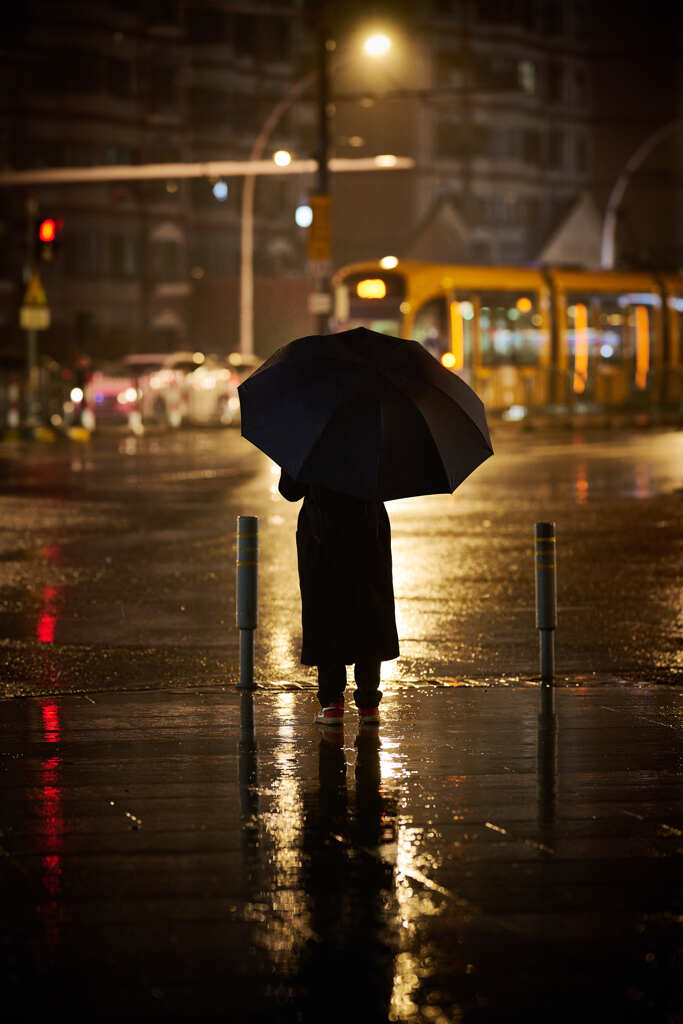 雨の夜