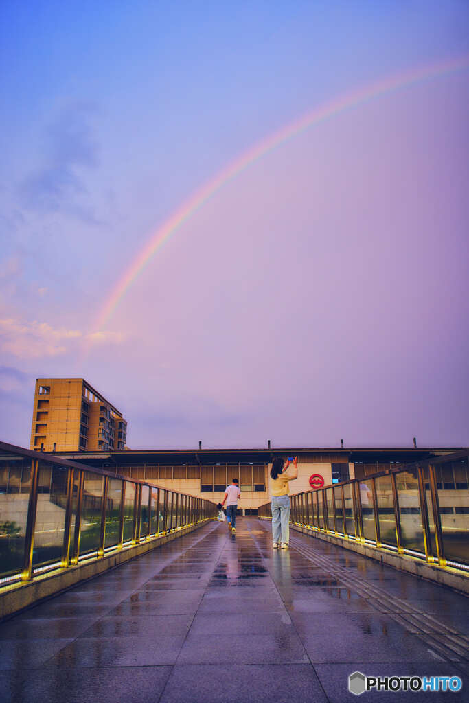 雨上がりのRAINBOW