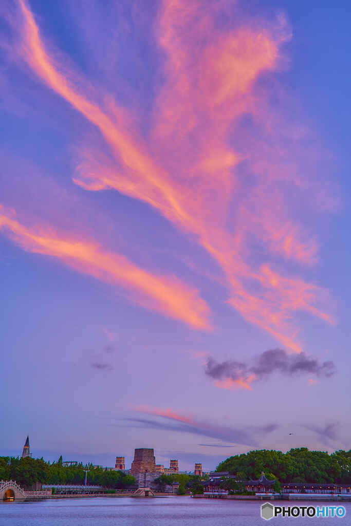 夕暮れの雲