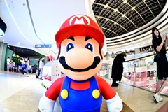 マリオを撮ってたら