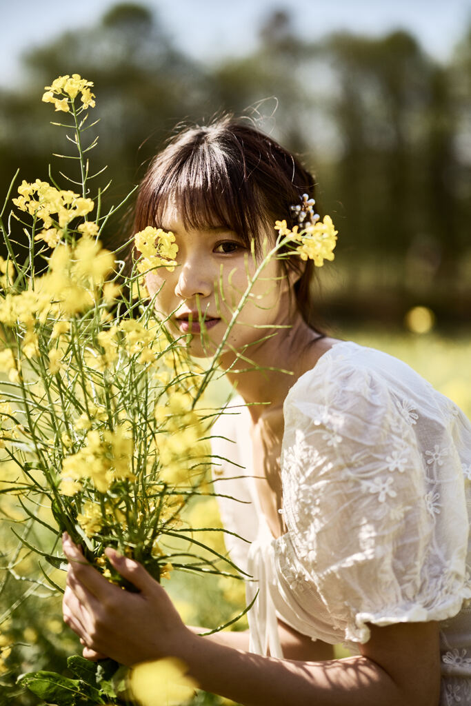 菜の花の花束