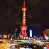 中秋節　上海電波塔