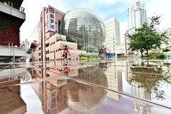 雨上がりのリフレクション