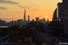 夕日