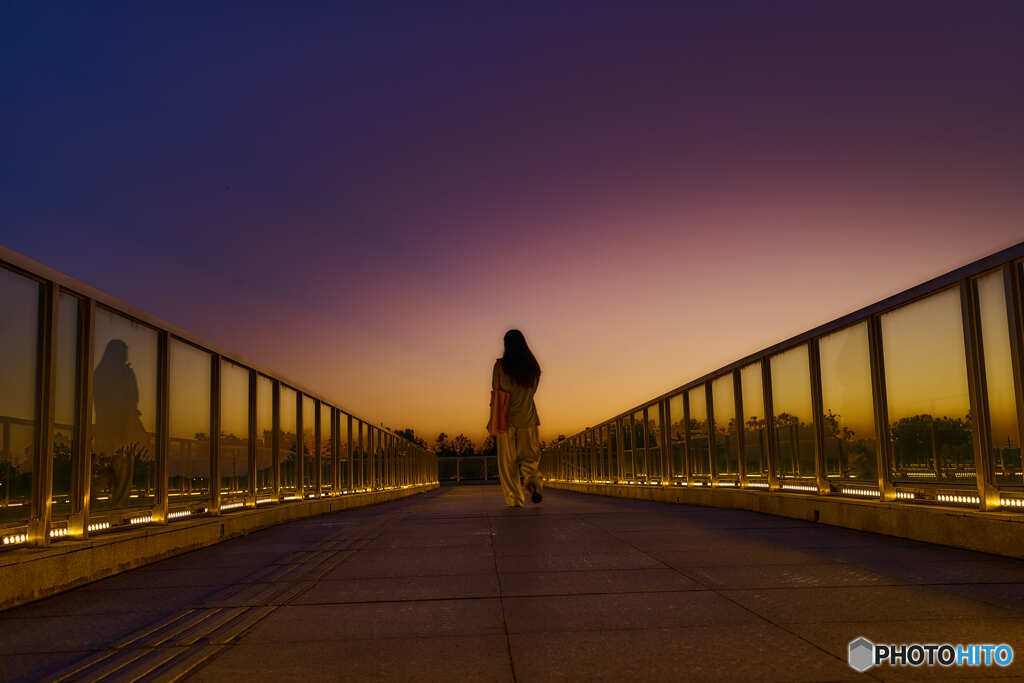 夕暮れ