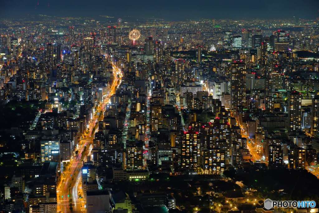 あべのハルカスからの夜景