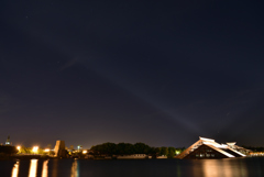 夜空と光