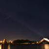 夜空と光
