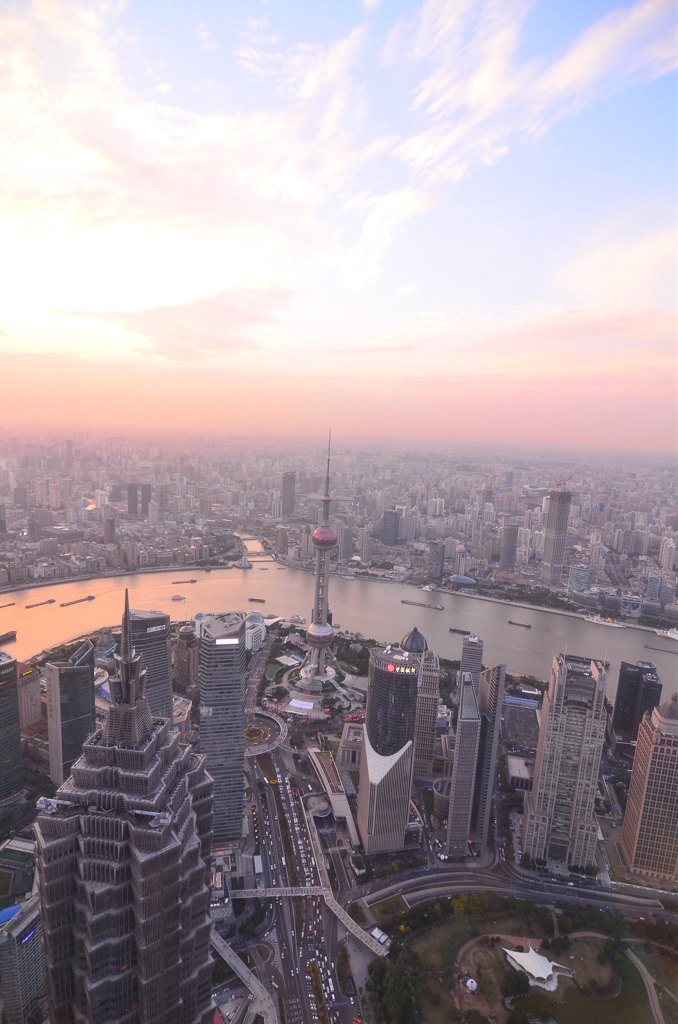高層からの眺め in Shanghai 