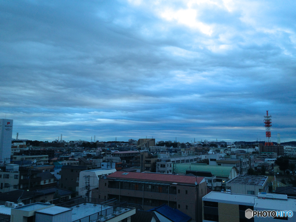 Blue Morning City