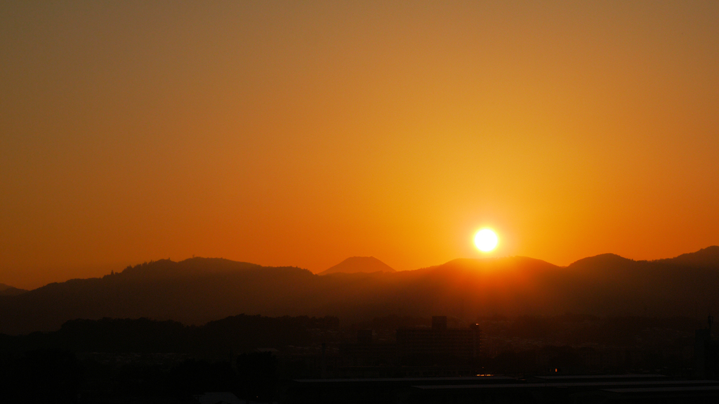 紅の日暮れ