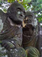 お話中