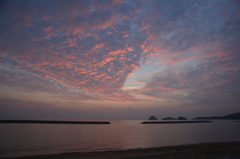照らされる雲