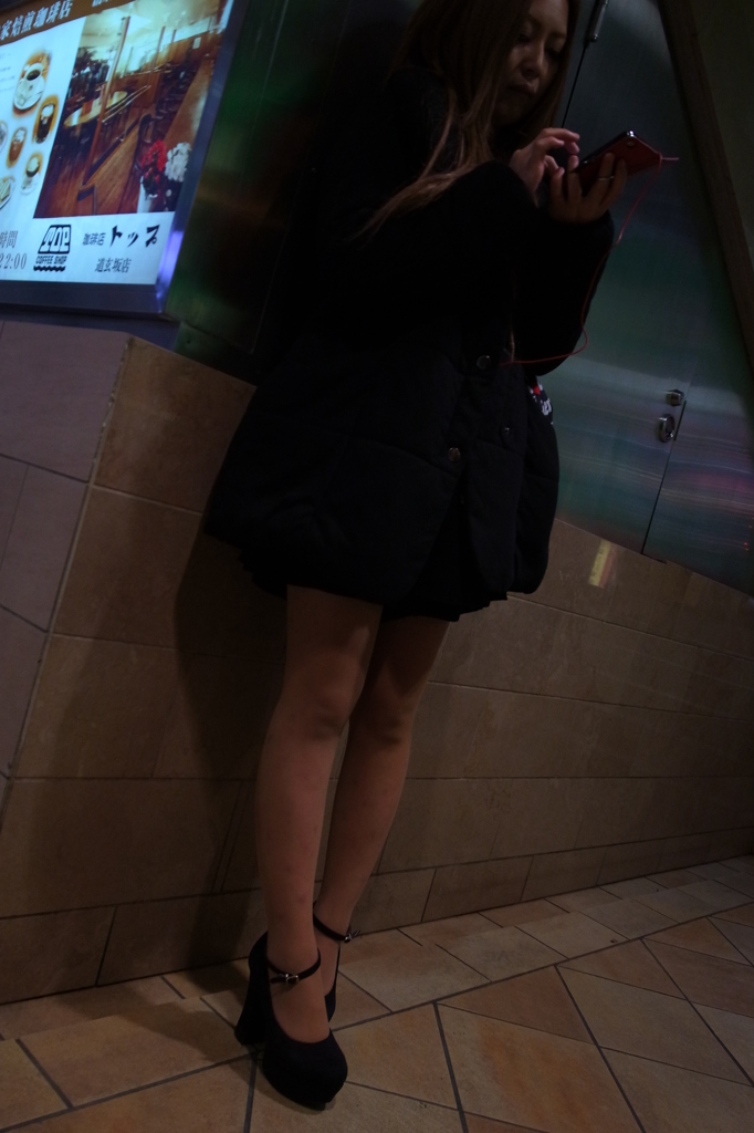 渋谷にて
