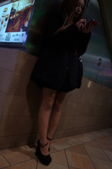 渋谷にて
