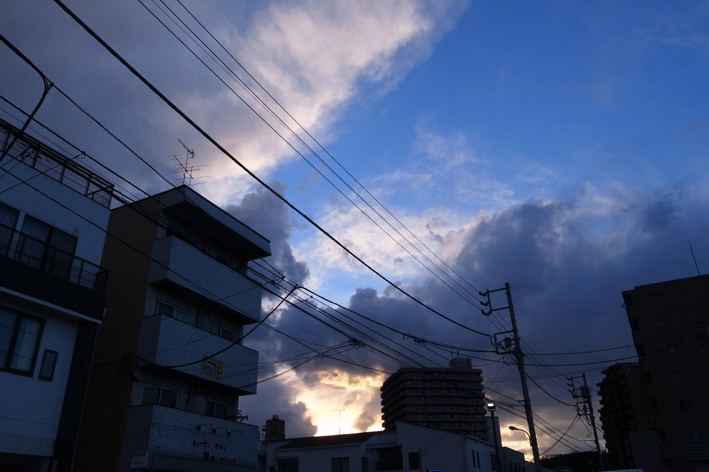 東京のはずれの空