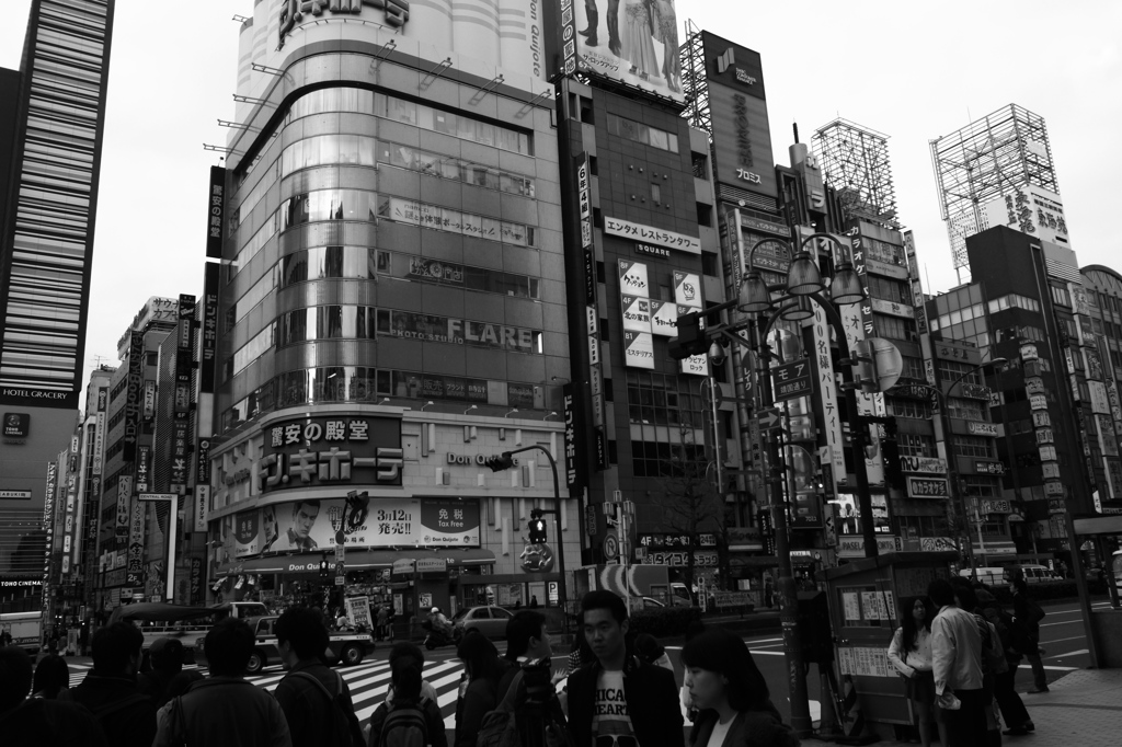 新宿にて
