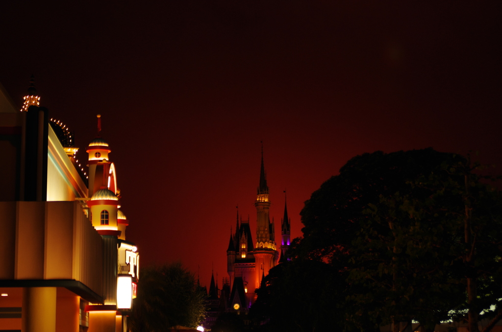 東京ディズニーランド夜景（シンデレラ城）