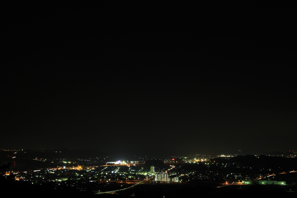 14.01.30 我が故郷　槻木の夜景