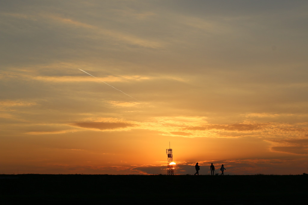 日曜の夕方