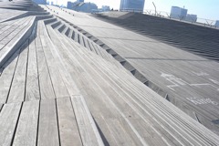 大桟橋にて